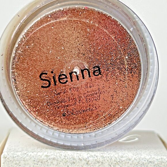 Glitter Eyeshadow by ilo Cosmetics Set of 2 in Shades Rust and Sienna 0.11 Oz Ea - Picture 3 of 8